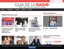 Tablet Screenshot of guiadelaradio.com